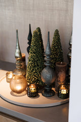 Magic Kerst Piek Groen Matt - Set van 3