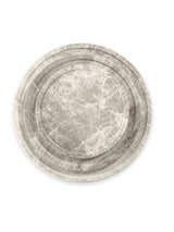 D'argento Dienblad Rond Marmer