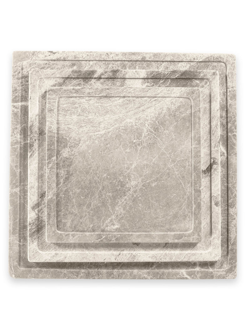 D'argento Dienblad Marmer