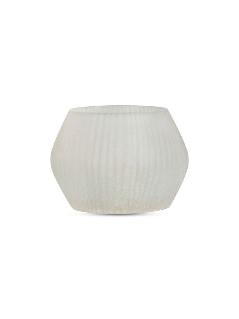 Kaolin Waxinelicht - Wit