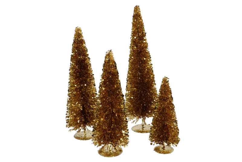 Sequins Kerstboom Goud