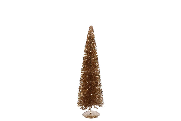 Sequins Kerstboom Champagne
