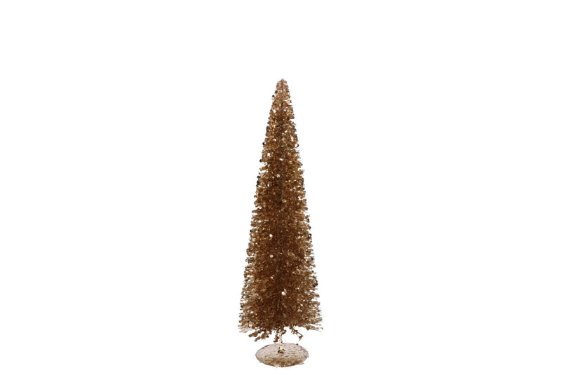 Sequins Kerstboom Champagne