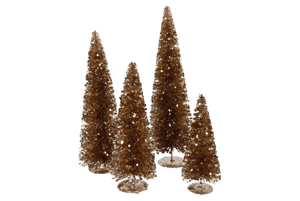 Sequins Kerstboom Champagne