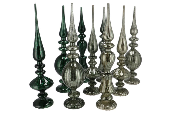 Magic Kerst Piek Groen Glans - Set van 3