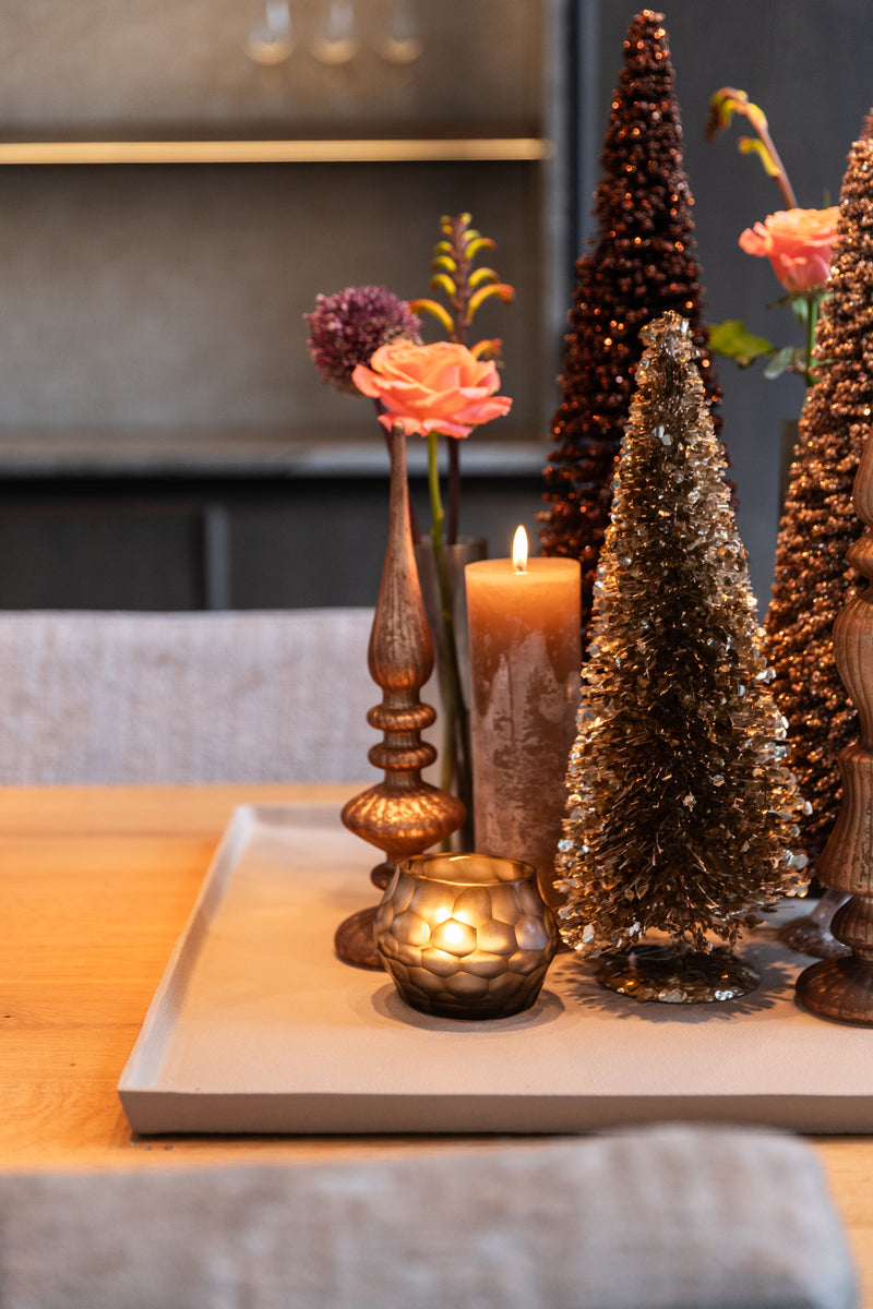 Magic Kerst Mat Goud - Set van 3