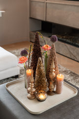 Magic Kerst Mat Goud - Set van 3