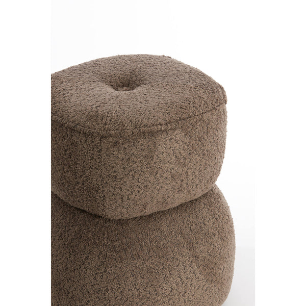 Leyla Pouf - Chocolade Bruin