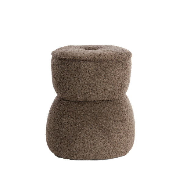 Leyla Pouf - Chocolade Bruin