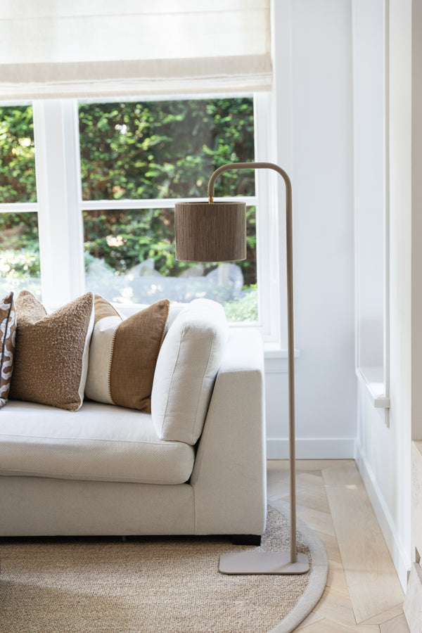 Murillo Curved Floor Lamp - Duran Interiors
