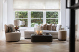 Ackley Pouf Houten Rand - Duran Interiors