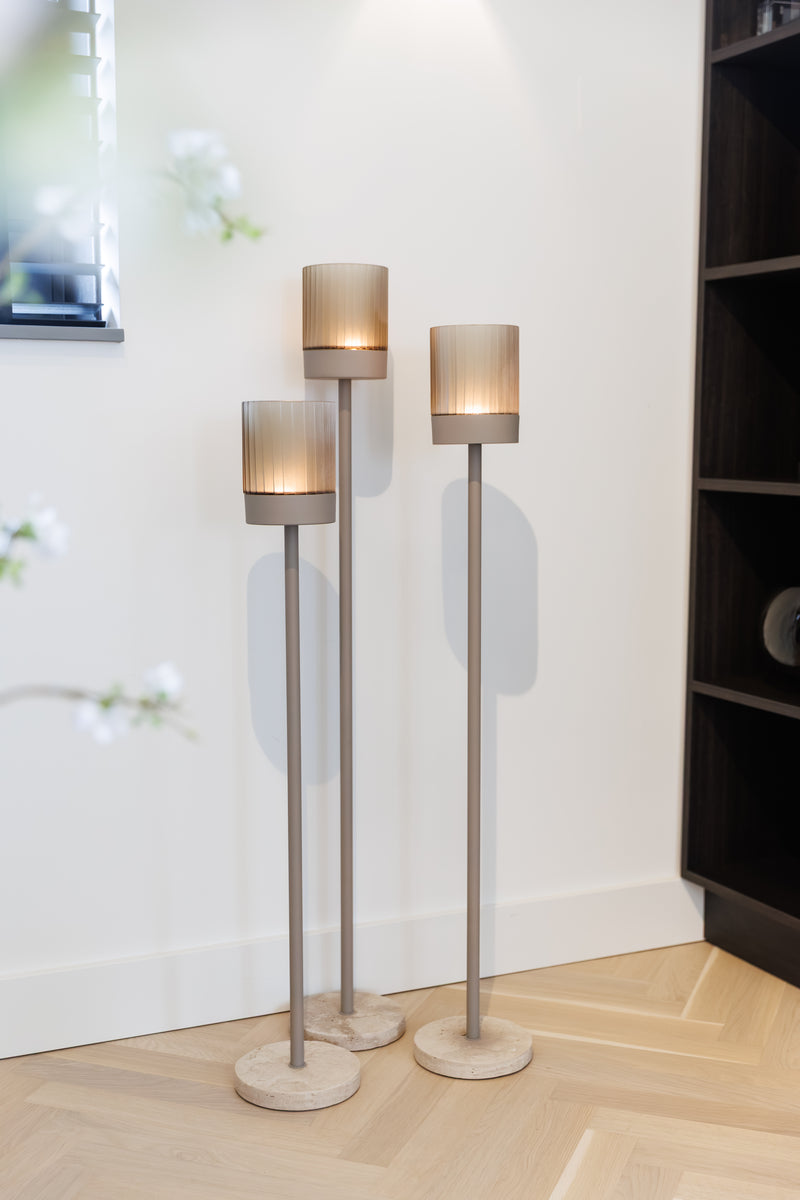 Mist Vloerkandelaar - Bruin