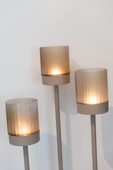 Mist Vloerkandelaar - Bruin