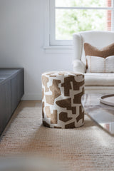 Pouf Jigsaw Tobacco - By La Femme