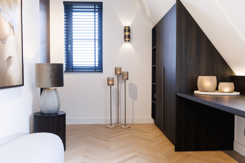 Mist Vloerkandelaar - Bruin