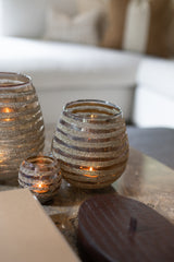 Stripe Tealight Glitter