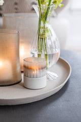 Oberina Windlicht - Smoke Beige