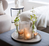 Oberina Windlicht - Smoke Beige