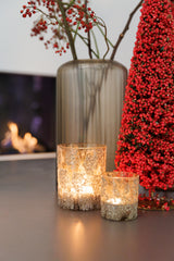 Glitter Waxinelicht Champagne