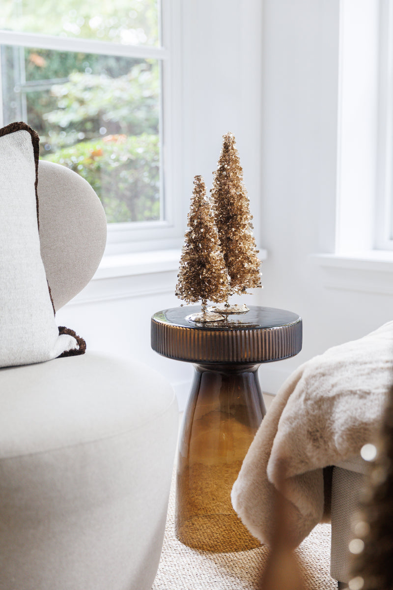 Sequins Kerstboom Champagne