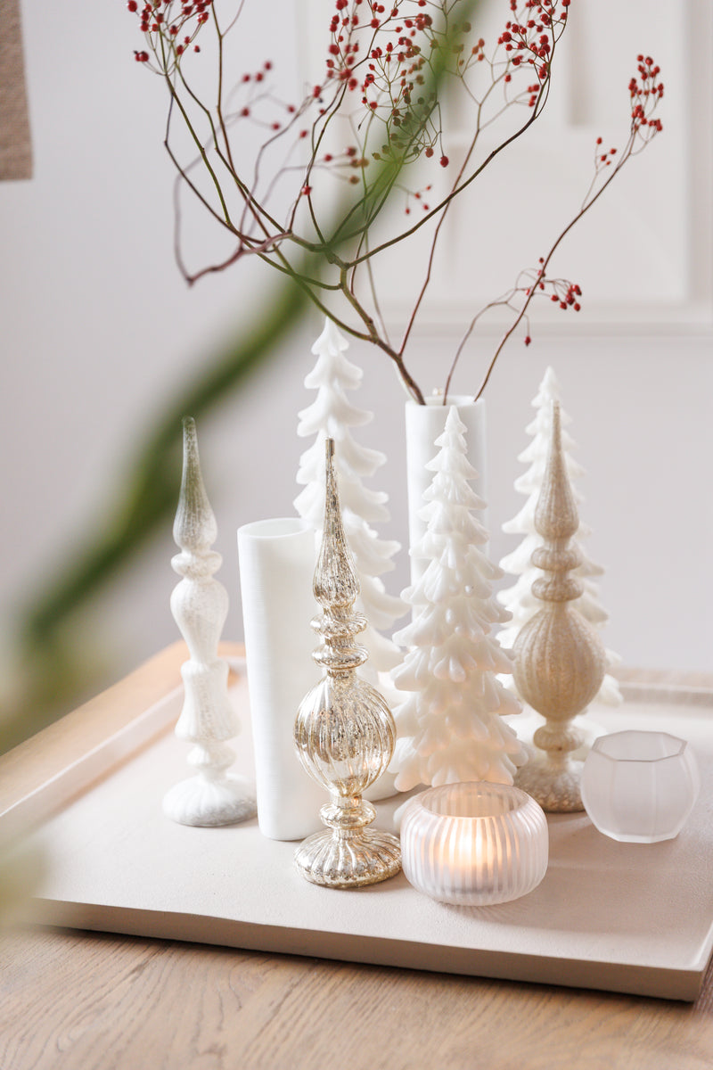 Medina Hoge Vaas - Wit