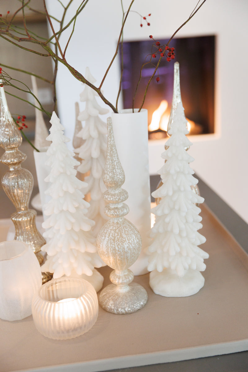 Medina Hoge Vaas - Wit