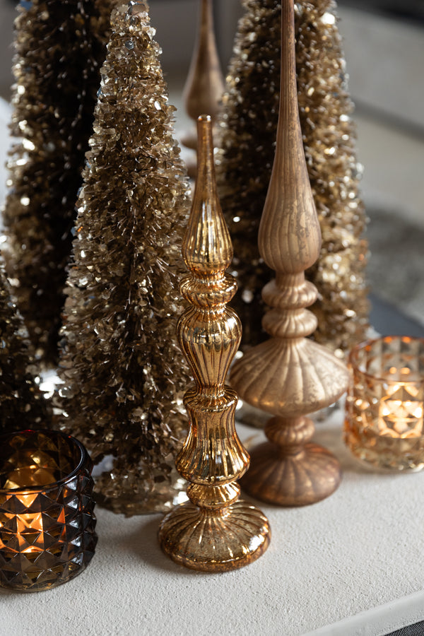 Magic Kerst Glans Goud - Set van 3