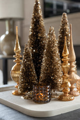 Magic Kerst Glans Goud - Set van 3