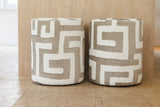 Pouf Kuba Grey - by La Femme