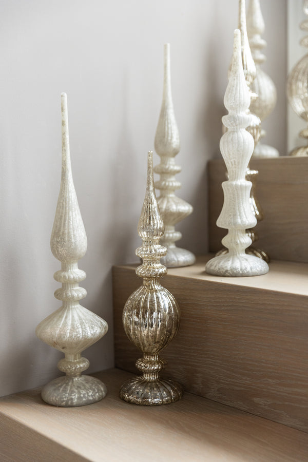 Magic Kerst Piek Glans Zilver - Set van 3