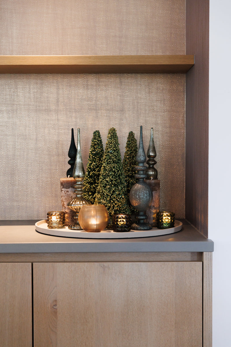 Magic Kerst Piek Groen Glans - Set van 3