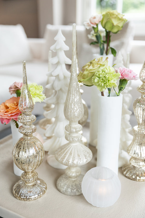 Magic Kerst Mat Wit - Set van 3