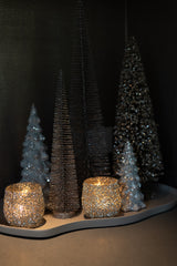 Glitter Christmas Tree Greige