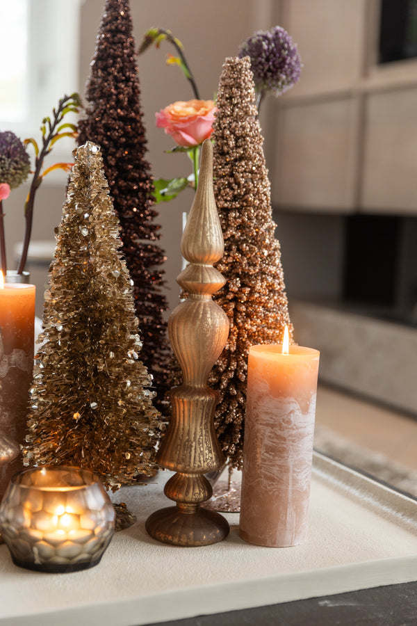 Magic Kerst Mat Goud - Set van 3