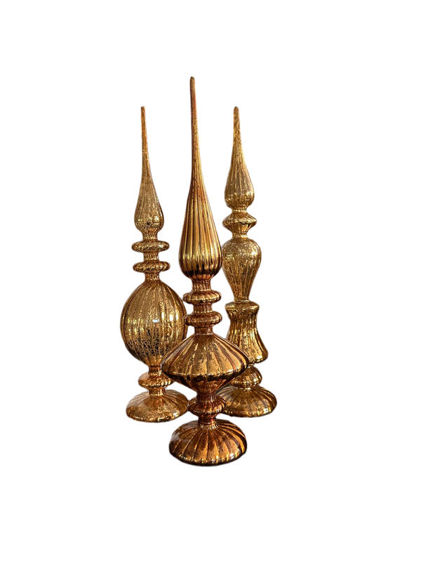 Magic Kerst Glans Goud - Set van 3