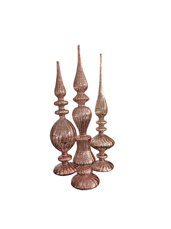 Magic Kerst Glans Roze - Set van 3