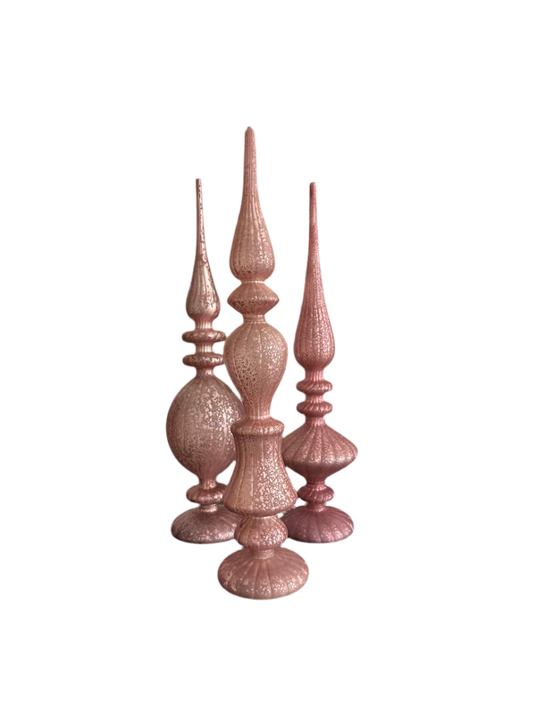 Magic Kerst Mat Roze - Set van 3