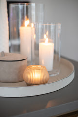 Kaolin Waxinelicht - Greige