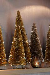 Sequins Kerstboom Goud