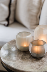 Kinbombi Waxinelicht - Frosted Smoke