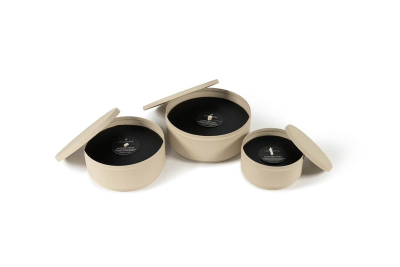 Buitenkaars Zand - Set van 3