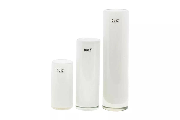 Cylinder Vase White