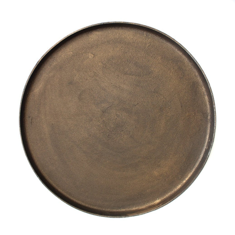 Round Tray Bronze