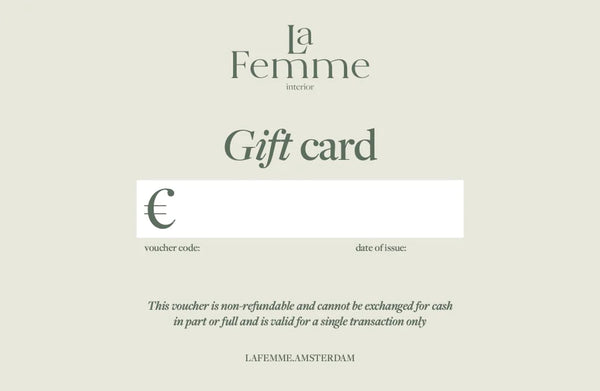 Cadeaukaart - La Femme Amsterdam