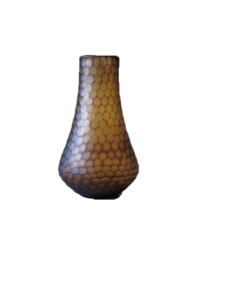 Carved Vase Amber
